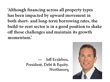 Jeff Erxleben interest rates built to rent quote