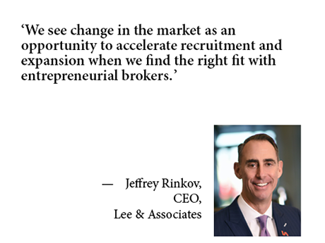 Jeff Rinkov Brokerage Expansion Lee & Associates