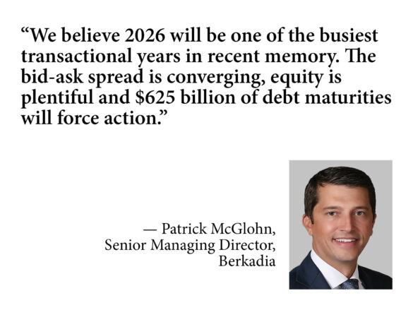 Patrick McGlohn Berkadia Capital Returns quote from article